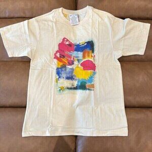 Gallery Dept Painted Portrait Creme Tee Short-Sleeve Mens Size Large